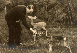 Hitler con cervatillo